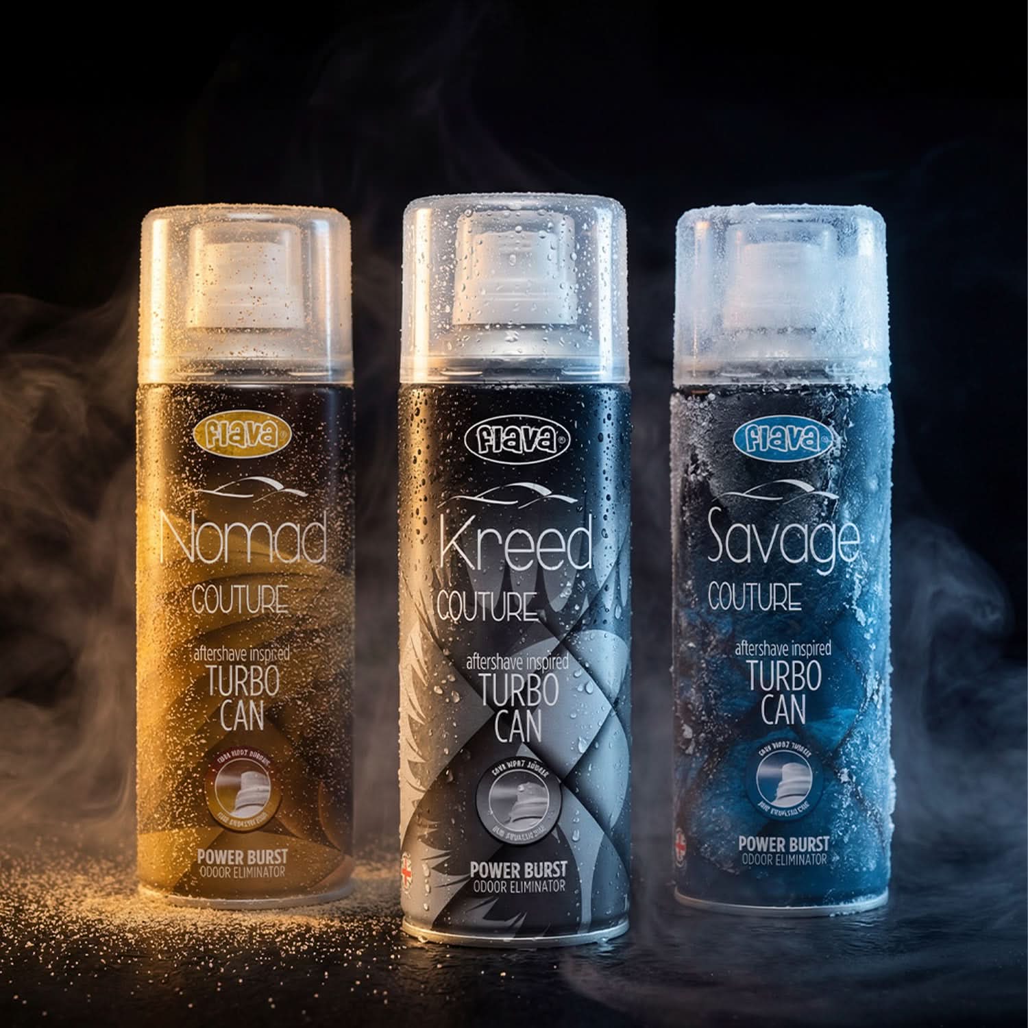 Luxury Mens Turbo Can Set Flava Car Scents