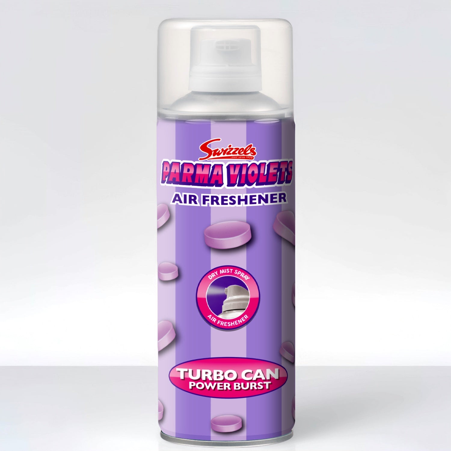 Swizzels Turbo Can Spray – Parma Violets Flava